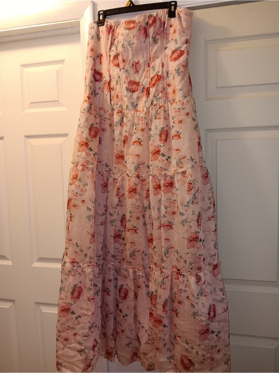 wild fable Dresses & Skirts - Pink Floral Tiered Maxi Dress